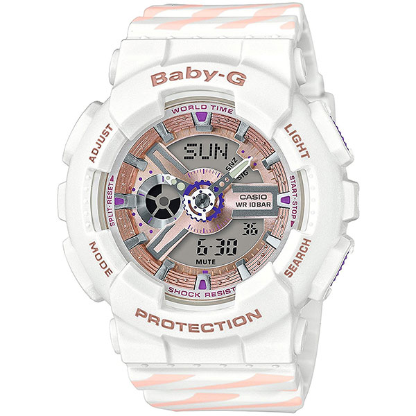 

Кварцевые часы женские Casio G-Shock Baby-g ba-110ch-7a White