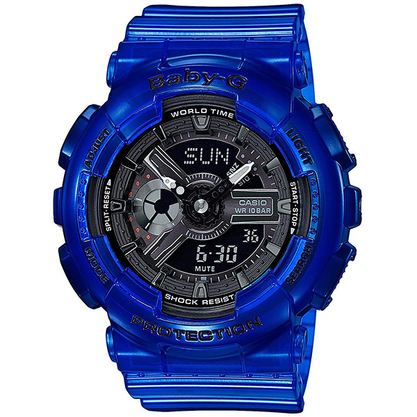 

Кварцевые часы женские Casio G-Shock Baby-g ba-110cr-2a Blue
