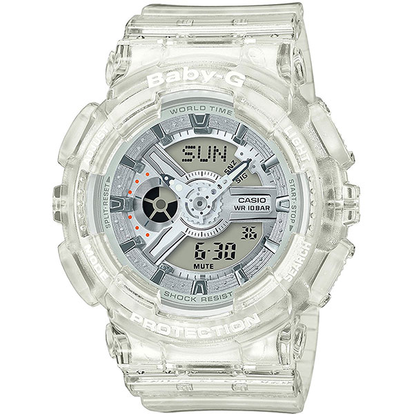 

Кварцевые часы женские Casio G-Shock Baby-g ba-110cr-7a White