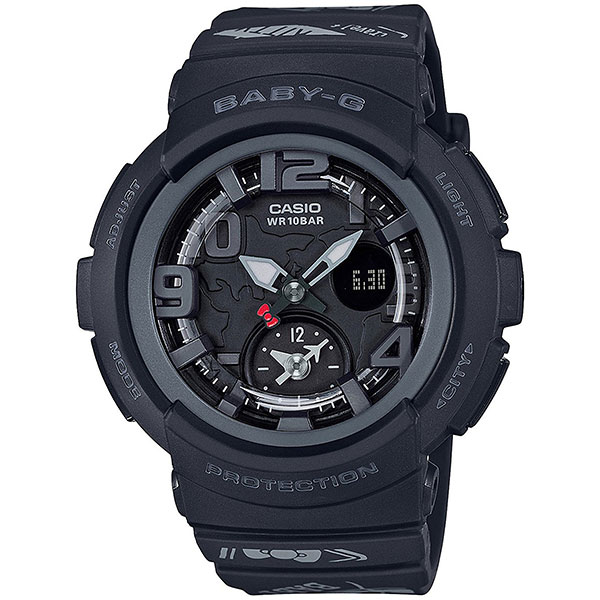 

Кварцевые часы женские Casio G-Shock Baby-g bga-190kt-1b Black