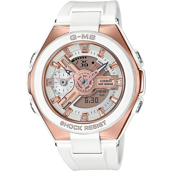 

Кварцевые часы женские Casio G-Shock Baby-g msg-400g-7a White