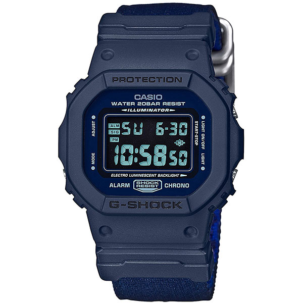 

Электронные часы Casio G-Shock dw-5600lu-2e Blue