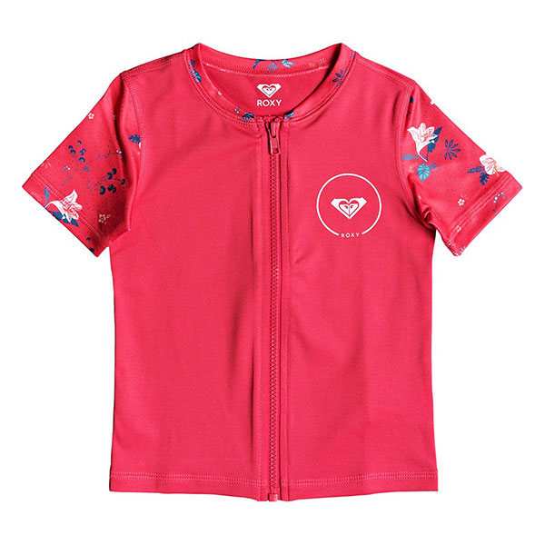 

Гидрофутболка детская Roxy Shortbreak Rouge Red Tropicool
