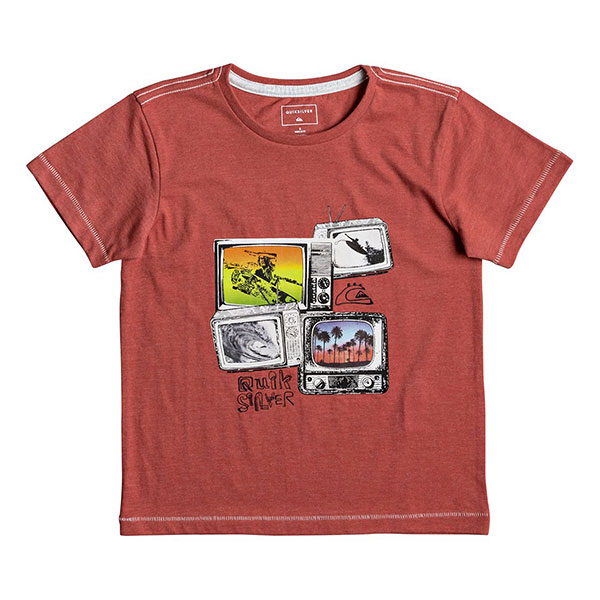 

Футболка детская Quiksilver Super Tv Boy Baked Apple Heather