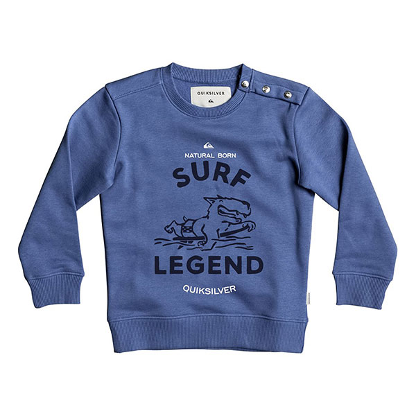 

Толстовка классическая детская Quiksilver Edfinhandsby Bright Cobalt