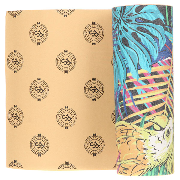 

Шкурка для скейтборда для скейтборда Footwork Tropics Die-cut Лого Green