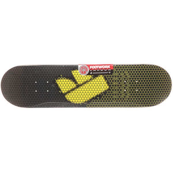 

Дека для скейтборда для скейтборда Footwork Carbon Formula Gold Black/Yellow 31.5 x 8 (20.3 см)