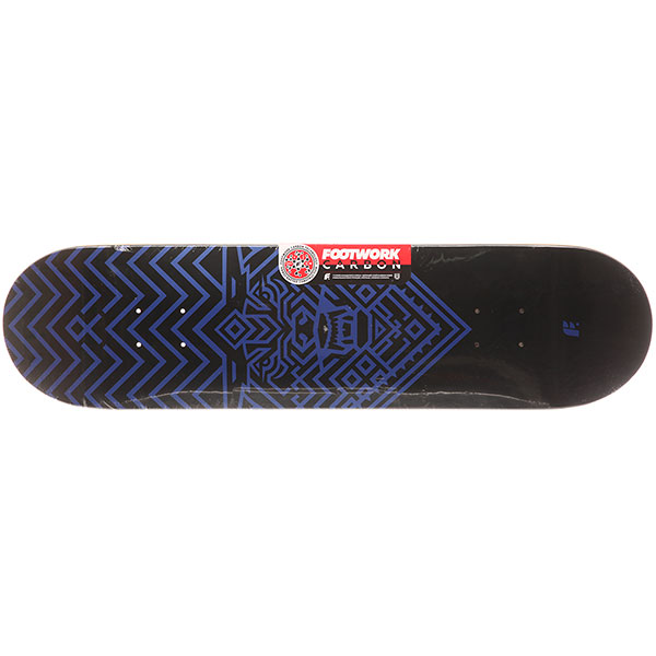 

Дека для скейтборда для скейтборда Footwork Carbon Wolf Metallic Paint Black/Blue 31.5 x 8 (20.3 см)