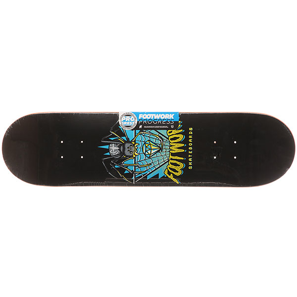 

Дека для скейтборда для скейтборда Footwork Progress Evil Net Black/Multi 31.5 x 8 (20.3 см)