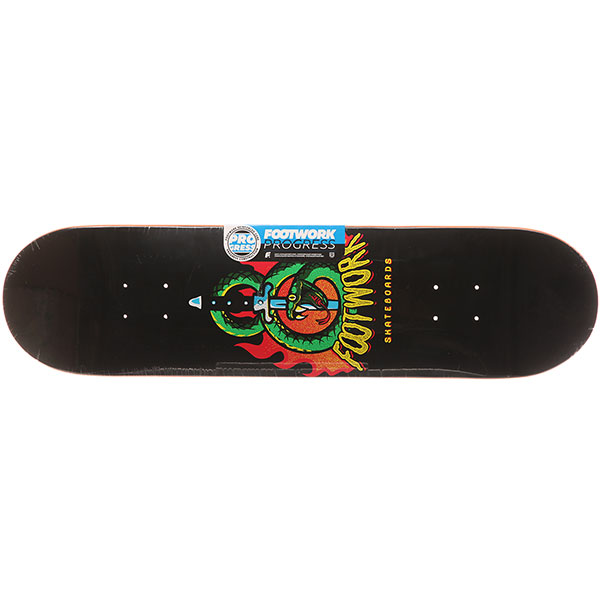 

Дека для скейтборда для скейтборда Footwork Progress Hellfire Black/Multi 31.5 x 8 (20.3 см)