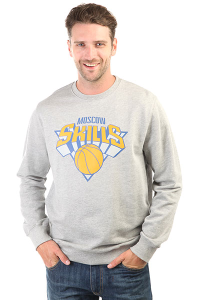 

Свитшот Skills New York Grey Melange