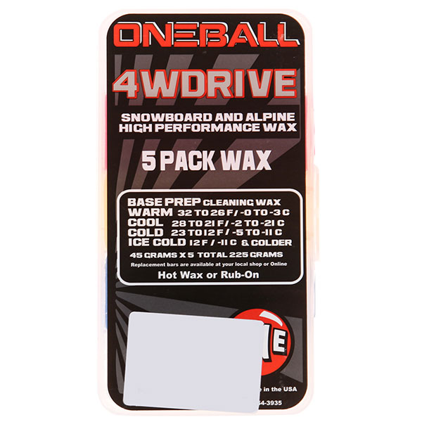 

Парафин Oneball 4wdrive - 5 Pack Assorted