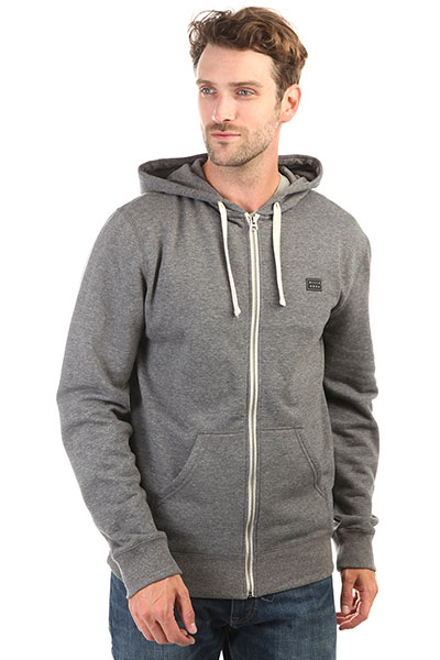 

Толстовка классическая Billabong All Day Zip Hoody Dark Grey Heather