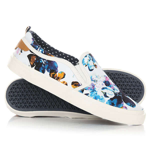 

Слипоны женские Wrangler Icon Slip On White Flower