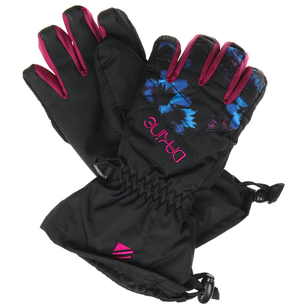 

Перчатки сноубордические детские Dakine Tracker Glove Blue Flowers