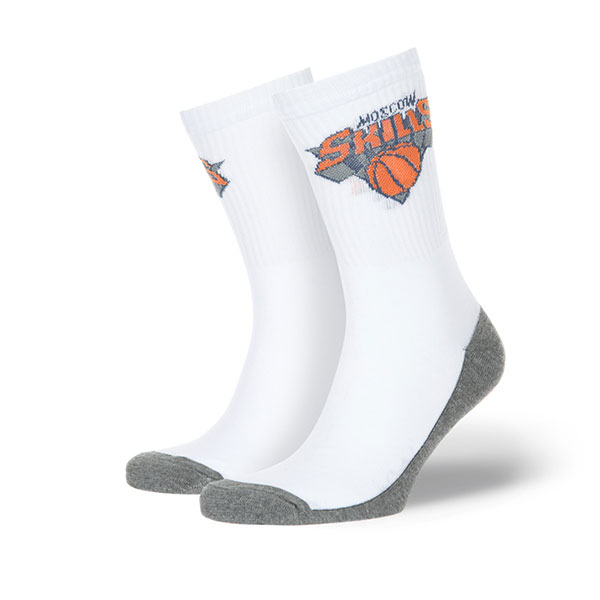 

Носки высокие Skills New York White
