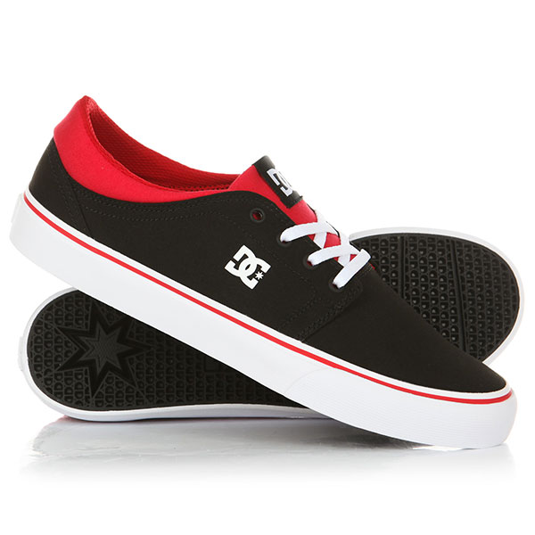 

Кеды кроссовки DC Trase TX Black/Athletic Red