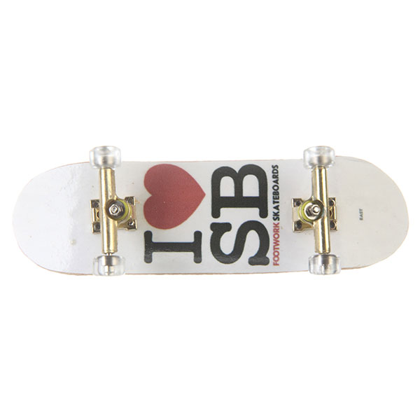 

Фингерборд Turbo-FB i love SB White/Gold