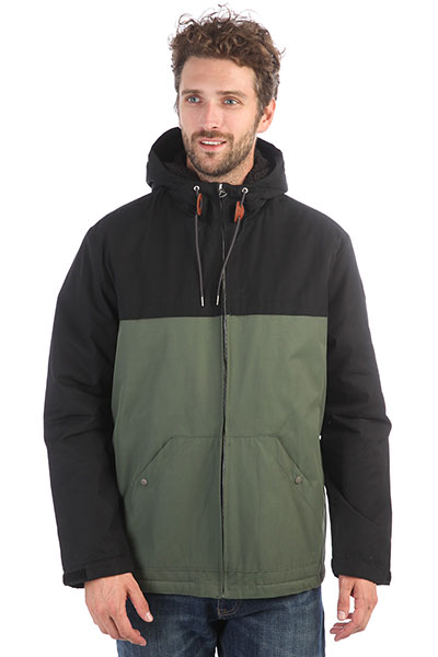 Куртка утепленная QUIKSILVER Wanna Black/Thyme