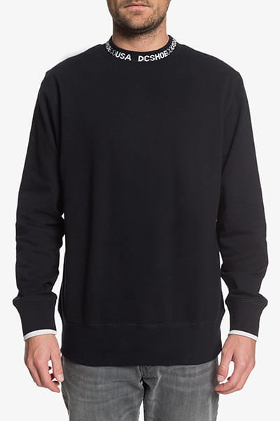 Купить свитшот DC Shoes Middlegate Crew Black (EDYFT03498-KVJ0) в интернет-магазине Proskater.ru
