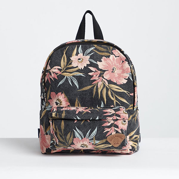 Купить рюкзак женский Billabong Mini Mama Black/Pink (S9BP02-BIP0-6322) в интернет-магазине Proskater.ru
