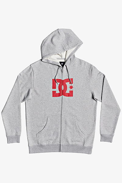 Купить толстовку DC Shoes Star Heather Grey (ADYFT03267-KNFH) в интернет-магазине Proskater.ru