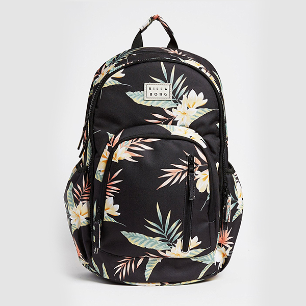 Купить рюкзак женский Billabong Roadie Black/Green (U9BP03-BIF0-8698) в интернет-магазине Proskater.ru