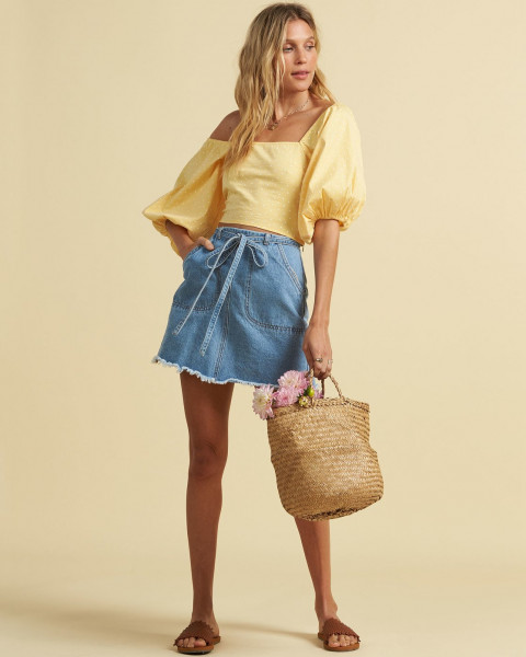   Salty Blonde Tied Up