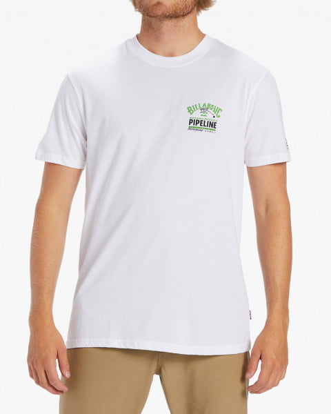  () PIPELINE POSTER M TEES WHT