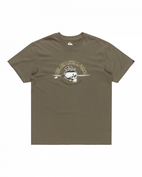  QUIKSILVER SKULL LINES SS