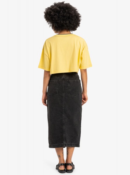 ���� LONG DENIM SKIRT