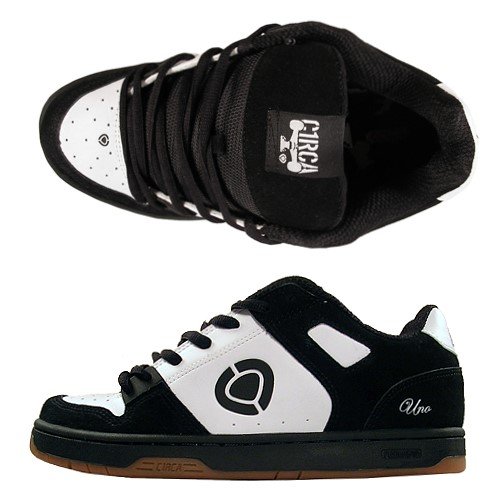 Купить обувь кеды кроссовки Circa Uno (black/white) (3625) в  интернет-магазине Proskater.ru