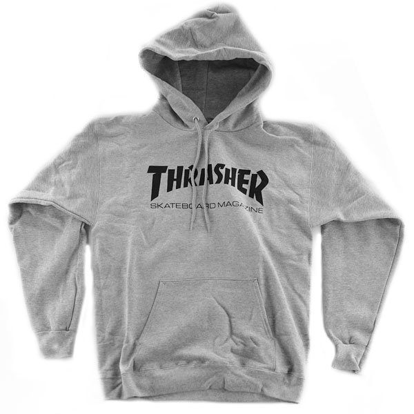 Thrasher skate mag grey hoodie sale