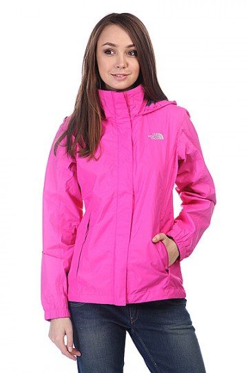 pink jacket north face