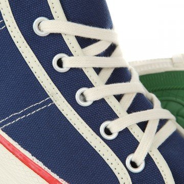 Купить кеды высокие два мяча 1965-02 White/Blue в интернет-магазинеProskater.ru