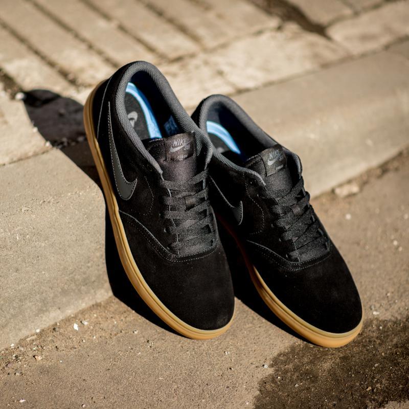 Купить кеды низкие Nike Sb Check Black (843895-003) в интернет-магазине Proskater.ru